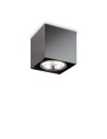 Ideal Lux Mood Pl1 D15 Square Nero plafoniera moderna
