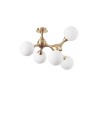 Ideal Lux Nodi Pl5 Ottone plafoniera moderna