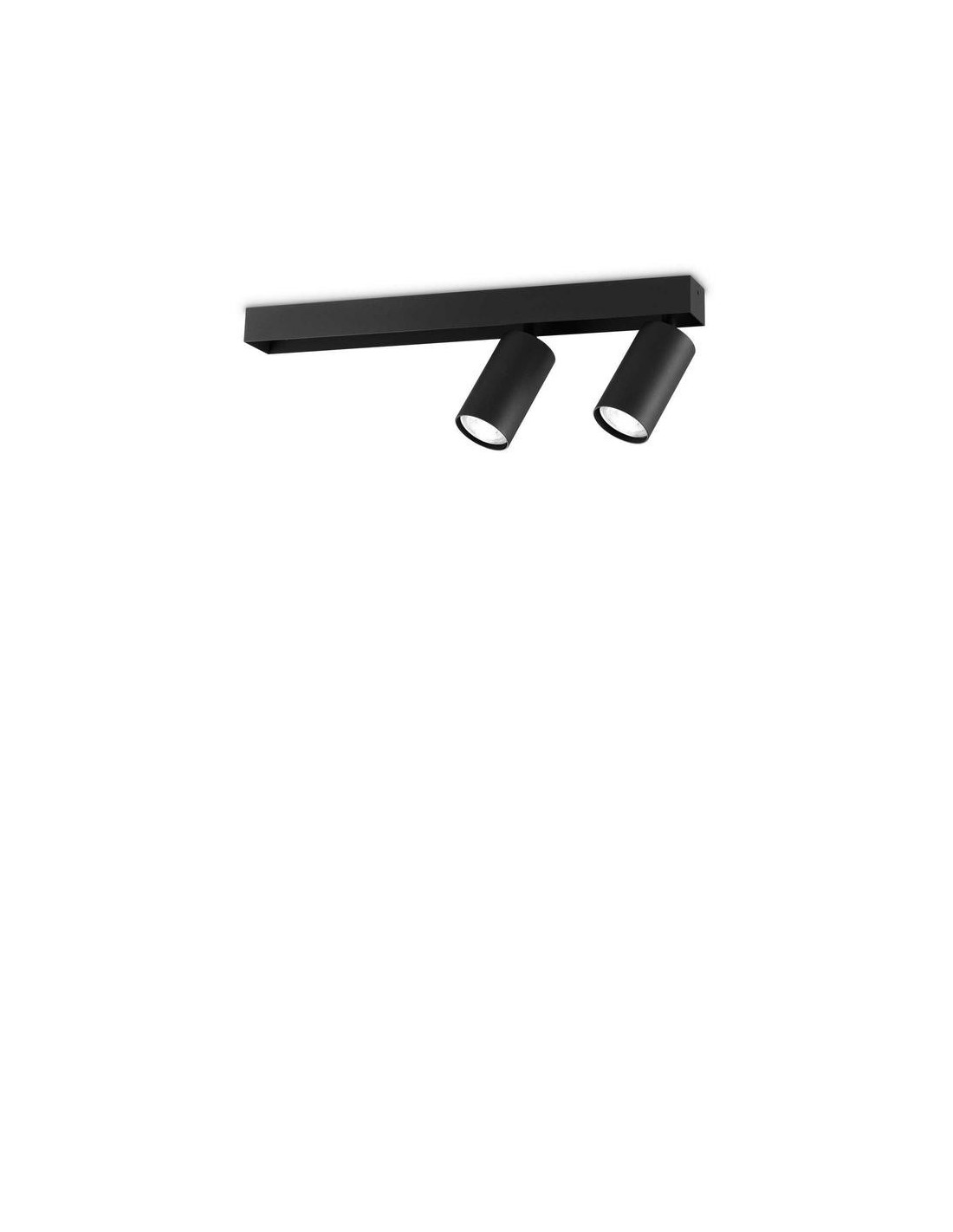 Ideal Lux Profilo Pl2 Nero plafoniera moderna