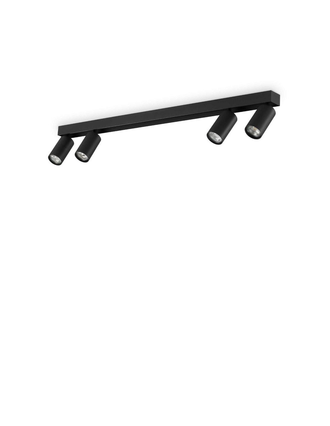 Ideal Lux Profilo Pl4 Nero plafoniera moderna