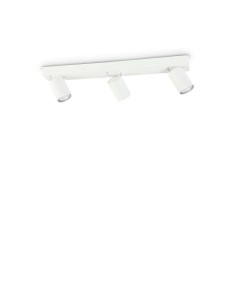 Ideal Lux Rudy Pl3 Round Bianco plafoniera moderna