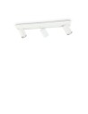 Ideal Lux Rudy Pl3 Round Blanc : plafonnier moderne