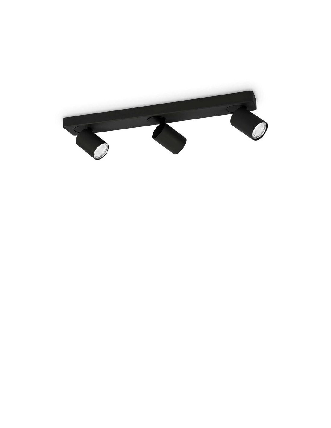 Ideal Lux Rudy Pl3 Round Nero plafoniera moderna