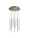 Lustre Ideal Lux Filo Sp12 en laiton pour cuisine moderne