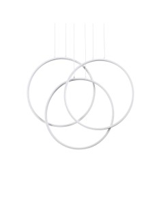 Ideal Lux Frame Sp Cerchio Bianco, lustre LED