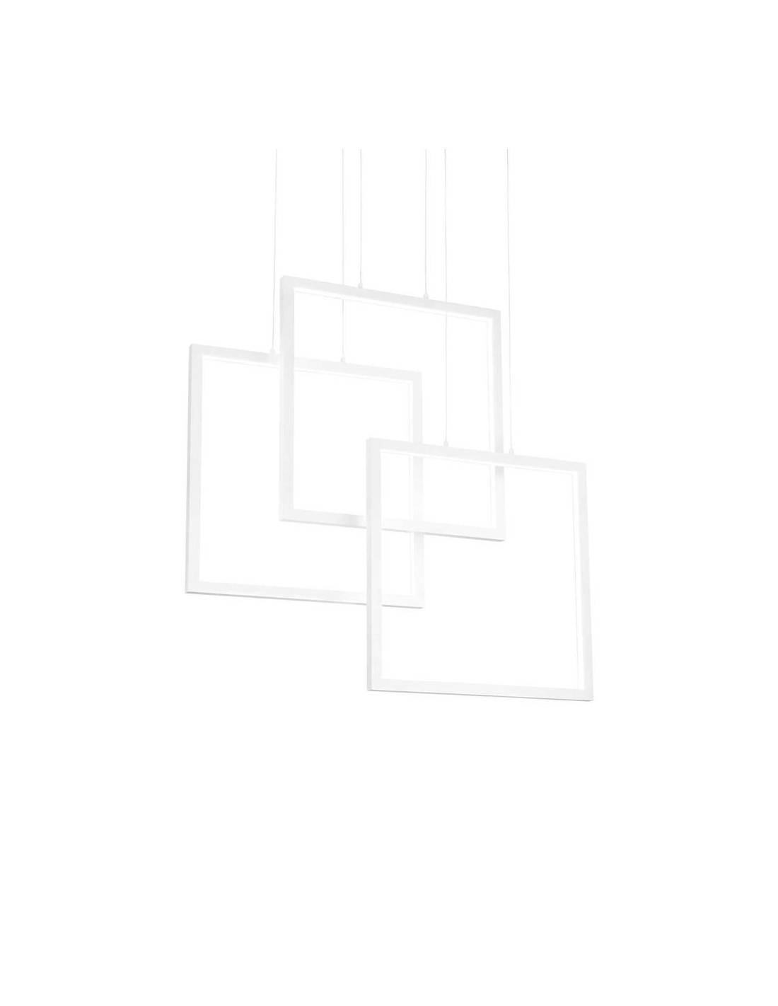 Ideal Lux Frame Sp Quadrato Bianco lampadario led