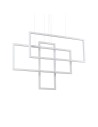 Lustre LED Ideal Lux Frame Sp Rectangle Blanc
