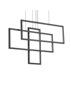 Ideal Lux Frame Sp Rettangolo Nero lampadario led