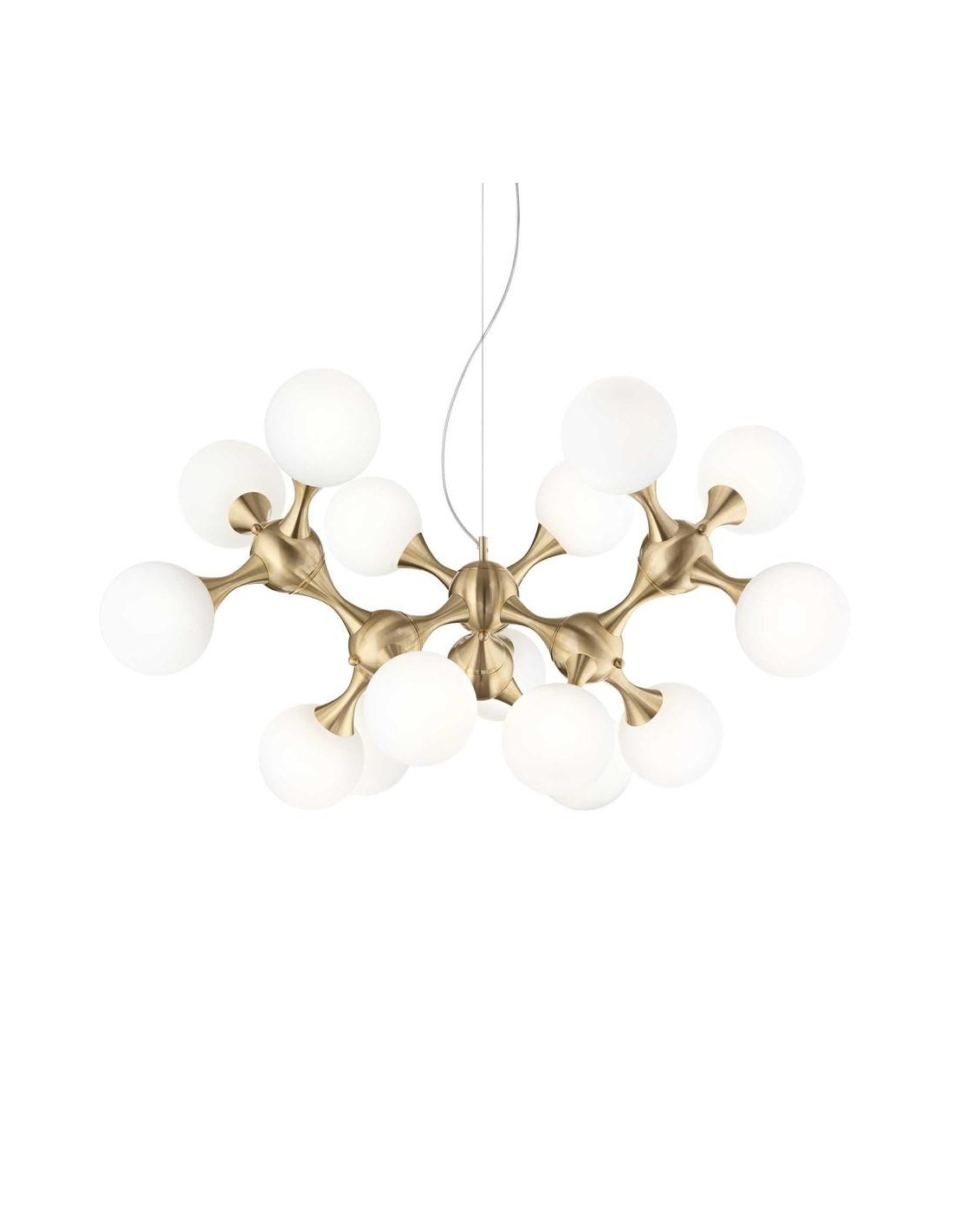 Ideal Lux Nodi Sp15 Ottone lampadario moderno
