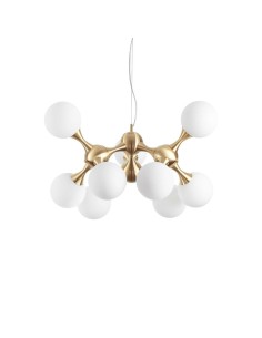 Ideal Lux Nodi Sp9 Ottone lampadario moderno