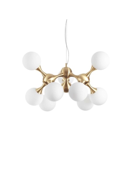 Ideal Lux Nodi Sp9 Ottone lampadario moderno