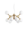 Ideal Lux Nodi Sp9 : lustre moderne en laiton