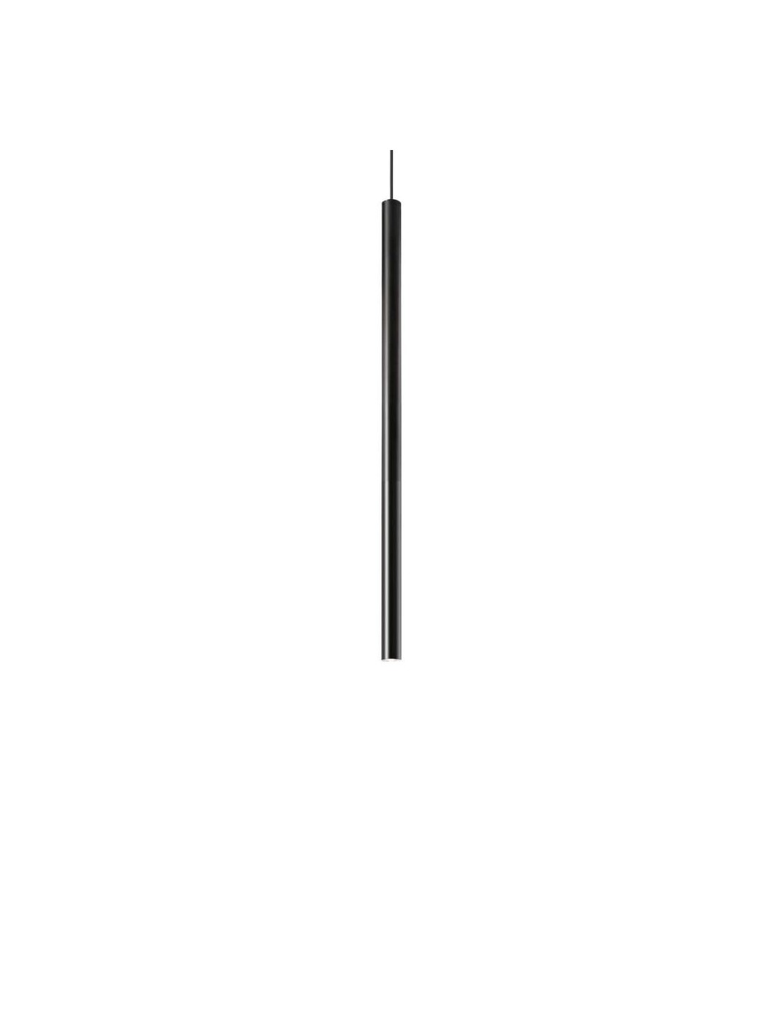 Lustre LED Ideal Lux Ultrathin Sp D040 Round On Off Noir