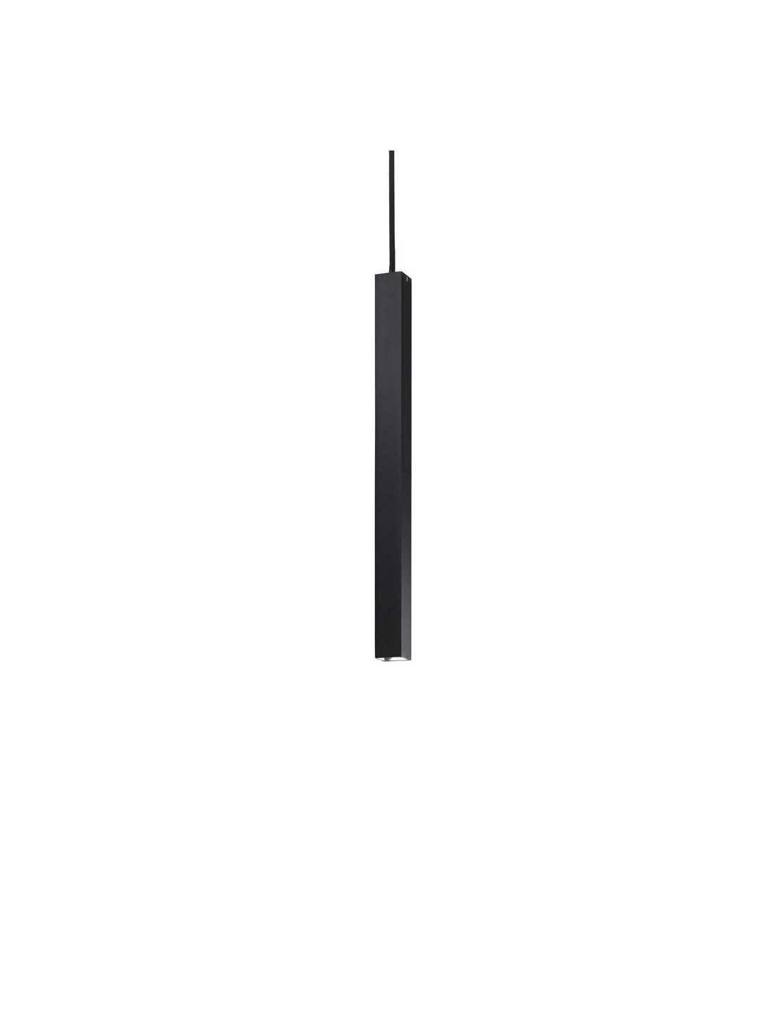 Lustre LED Ideal Lux Ultrathin Sp D040 Square On Off Noir