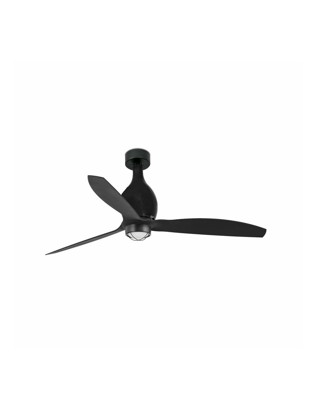 Faro Mini eterfan m led ventilatore da soffito nero opaco dc con luce colore nero opaco