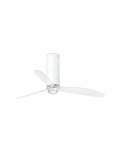 Faro Tube fan m led ventilatore bianco brillante/trasparente dc con luce colore bianco lucido