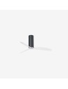 Faro Tube fan m ventilatore nero brillante/trasparente dc senza luce colore nero lucido