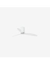 Faro Mini tube fan m ventilatore bianco brillante/trasparente dc senza luce colore bianco lucido