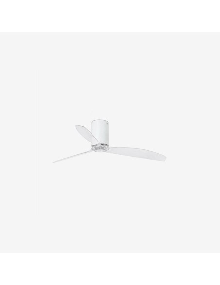Faro Mini tube fan m ventilatore bianco opaco/trasparente dc senza luce colore bianco opaco