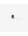 Faro Mini tube fan m ventilatore nero brillante/trasparente dc senza luce colore nero lucido