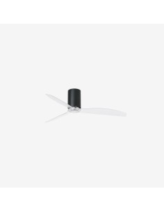 Faro Mini tube fan m ventilatore nero opaco/trasparente dc senza luce colore nero opaco