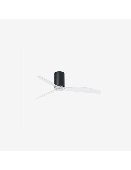 Faro Mini tube fan m ventilatore nero opaco/trasparente dc senza luce colore nero opaco