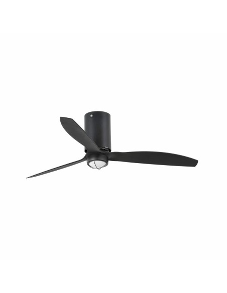 Faro Mini tube fan m led ventilatore nero opaco dc con luce colore nero opaco