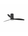 Faro Mini tube fan m led ventilatore nero opaco dc con luce colore nero opaco