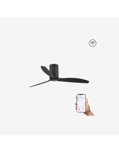Faro Mini tube fan m ventilatore nero opaco dc smart senza luce colore nero