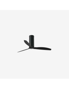 Faro Tube fan m ventilatore nero opaco dc senza luce colore nero opaco