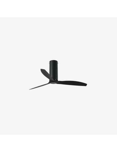 Faro Tube fan m ventilatore nero opaco dc senza luce colore nero opaco
