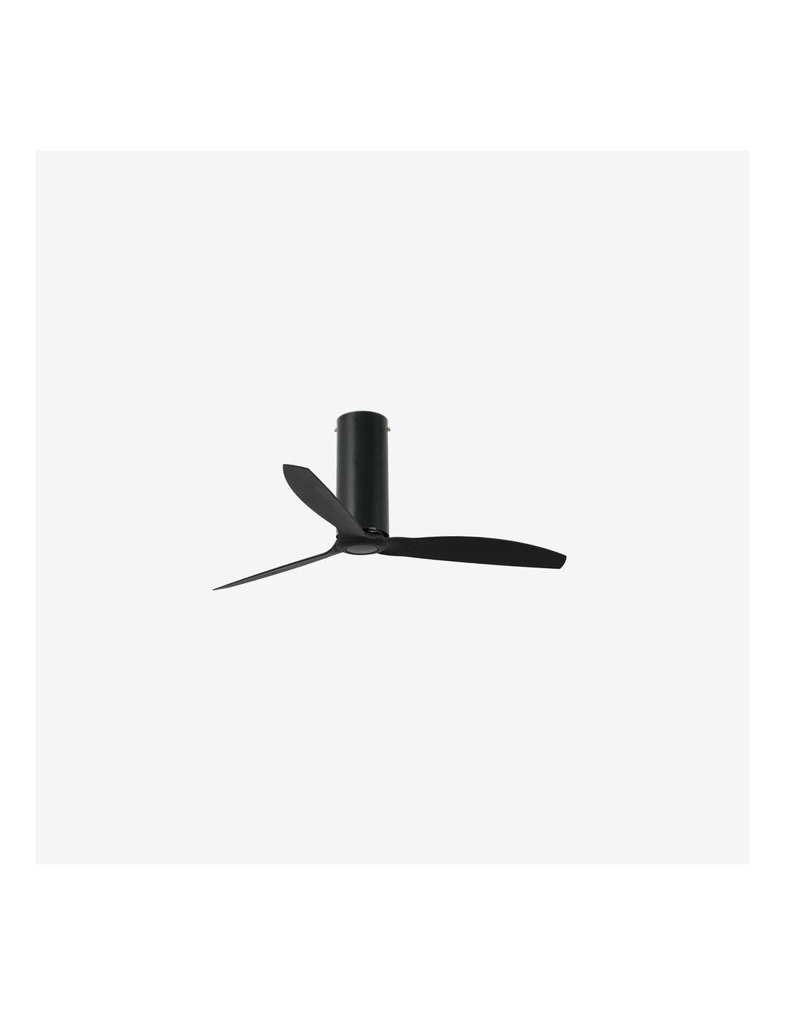 Faro Tube fan m ventilatore nero opaco dc senza luce colore nero opaco