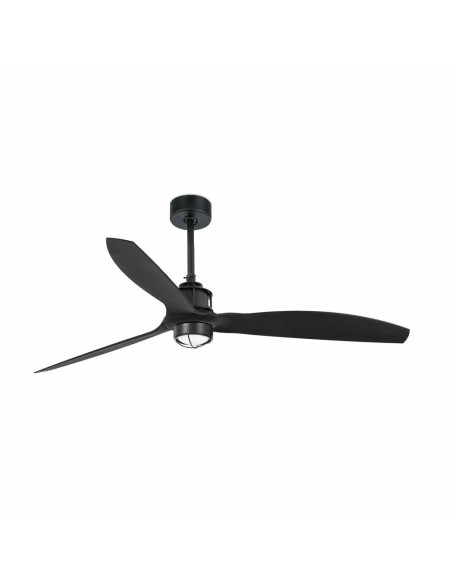 Faro Just fan m led ventilatore nero opaco smart con luce colore nero opaco