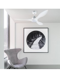 Faro Polaris l led ventilatore da soffito bianco dc con luce colore bianco