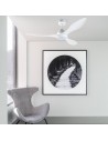Faro Polaris l led ventilatore da soffito bianco dc con luce colore bianco