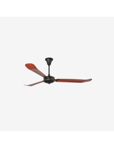 Faro Aoba xl ventilatore da soffito nero senza luce colore nero opaco
