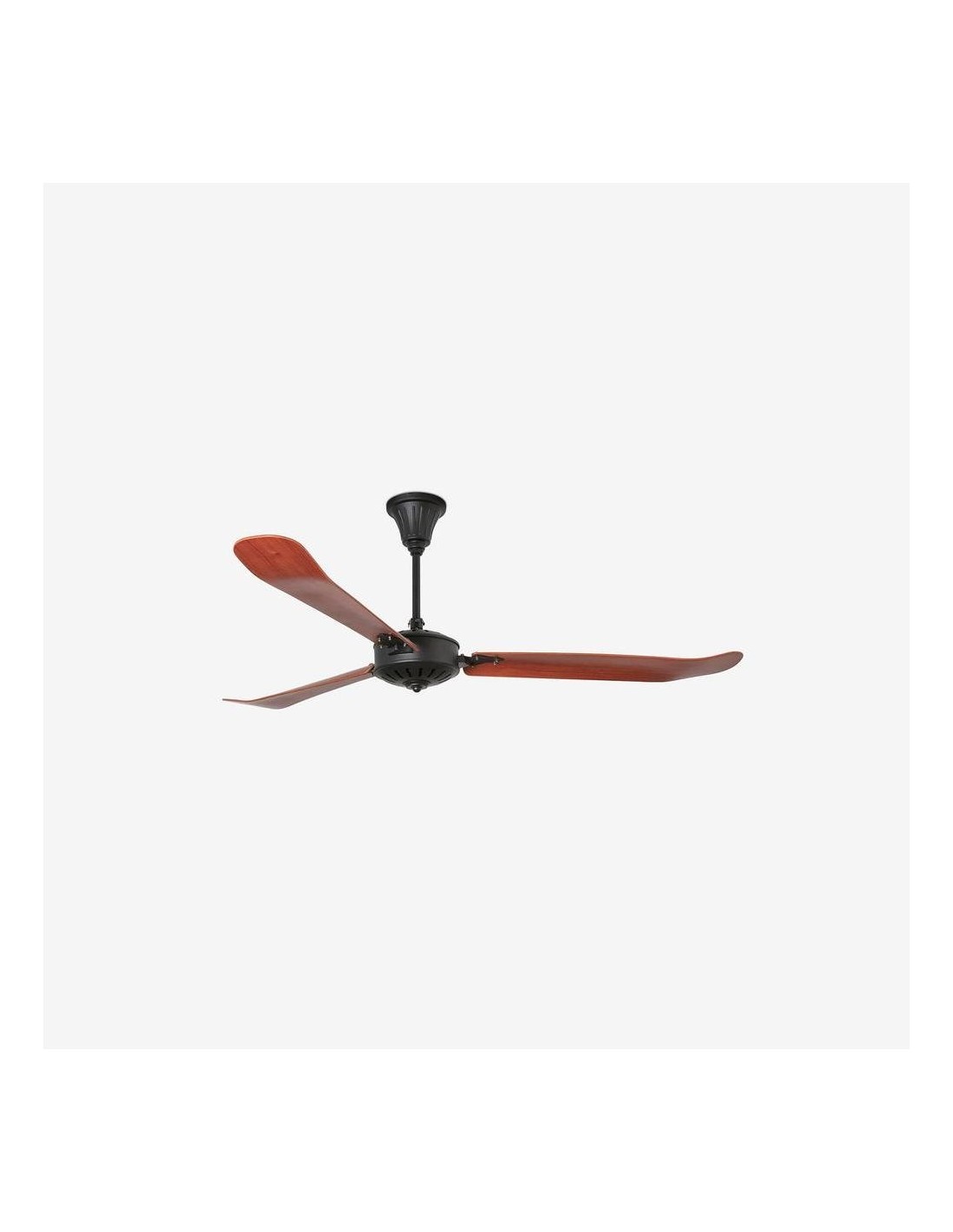 Faro Aoba xl ventilatore da soffito nero senza luce colore nero opaco