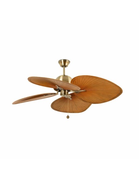 Faro Cuba l ventilatore da soffito oro vecchio senza luce colore oro vecchio