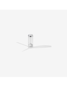 Faro Tube fan m ventilatore trasparente dc senza luce colore cromo