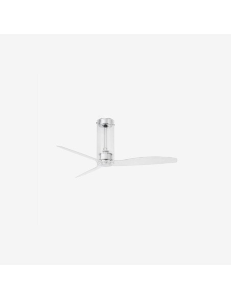 Faro Tube fan m ventilatore trasparente dc senza luce colore cromo