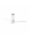 Faro Tube fan m led ventilatore trasparente dc con luce colore cromo