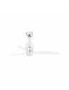 Faro Mini eterfan m led ventilatore trasparente dc smart con luce colore cromo