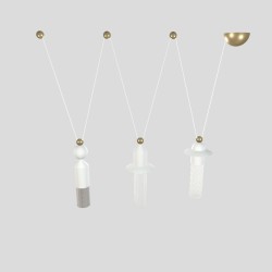 Masiero Nappe C3 lampadario a led moderno, lampadario dimmerabile, lampadario a led per cucina, lampadario led soggiorno