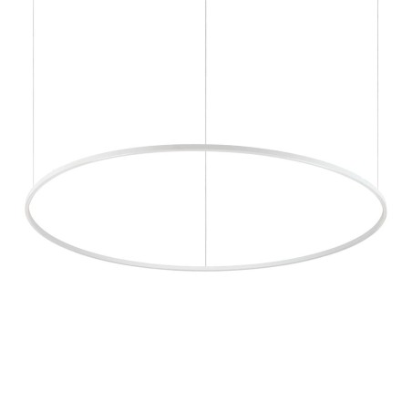 Ideal Lux Oracle Slim Round SP D150 blanc : lustre design moderne à LED avec variateur PUSH/DALI