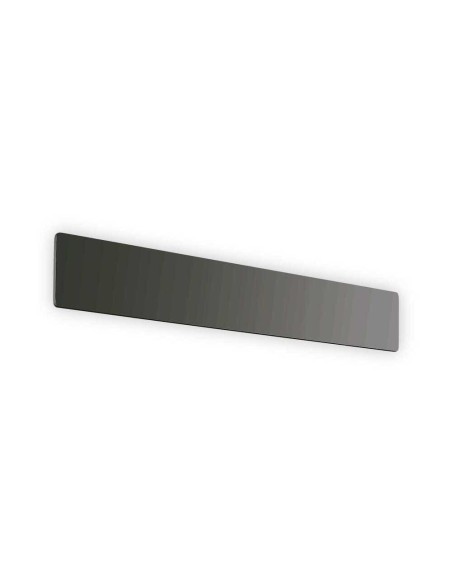Ideal Lux Zig Zag AP D53 lampada da parete a led integrati in lastra d'alluminio 6mm - Nero, 3000° k