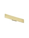 Ideal Lux Zig Zag AP D53 lampada da parete a led integrati in lastra d'alluminio 6mm - Ottone, 3000° k
