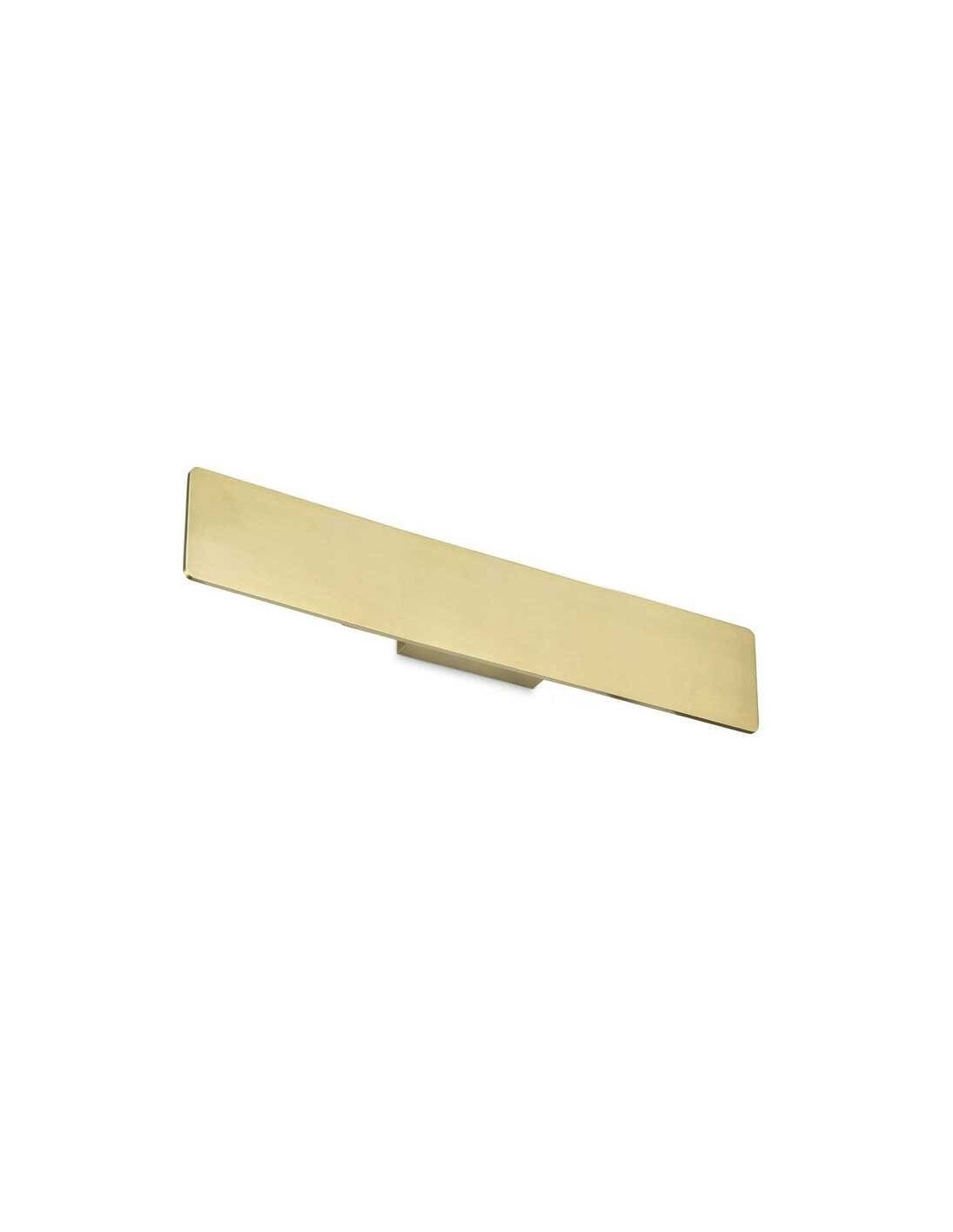 Ideal Lux Zig Zag AP D53 lampada da parete a led integrati in lastra d'alluminio 6mm - Ottone, 3000° k