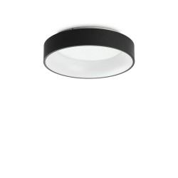 Ideal Lux Ziggy PL D45 plafoniera led circolare - Nero