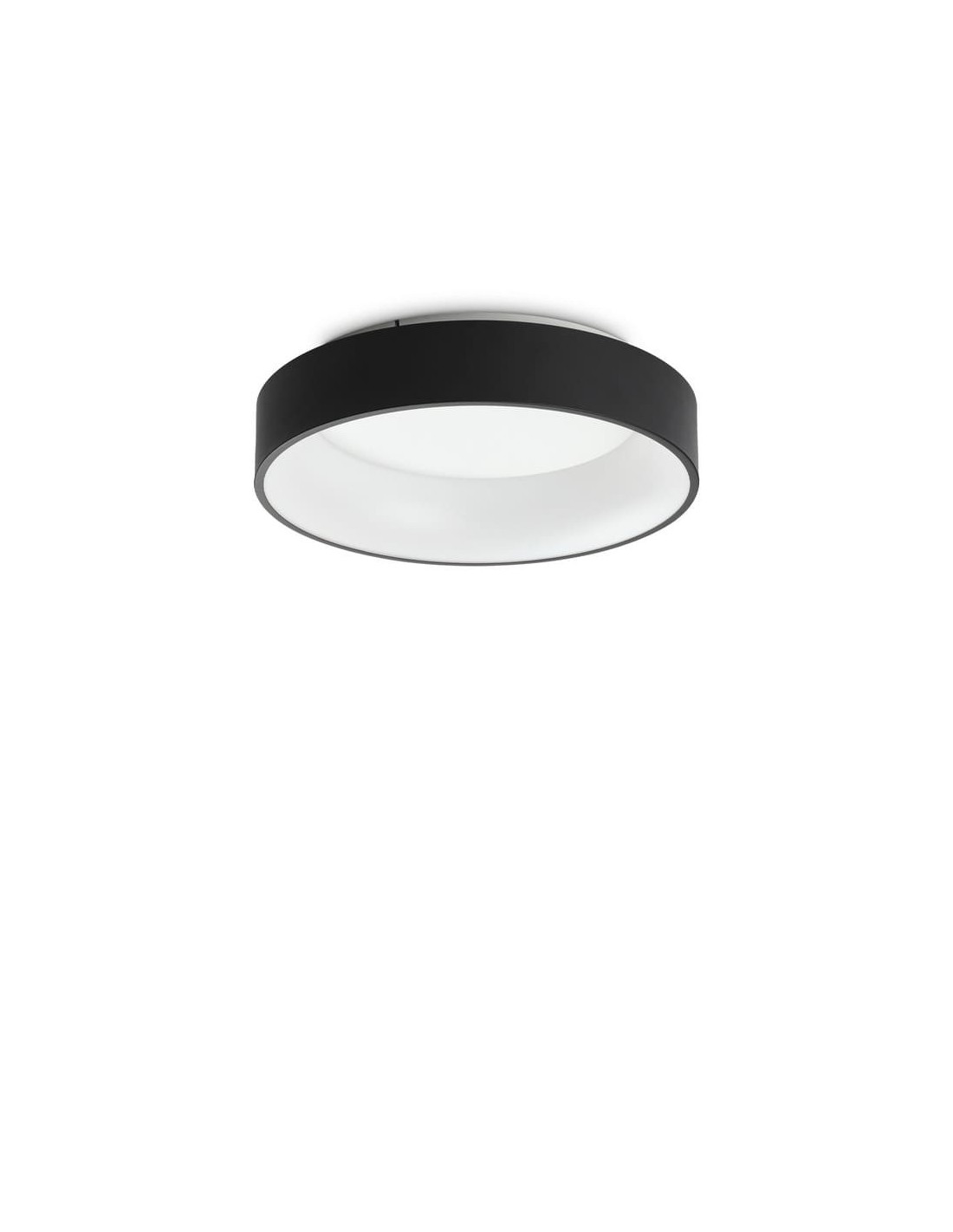 Ideal Lux Ziggy PL D45 plafoniera led circolare - Nero
