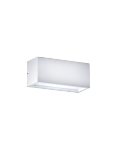 Rossini Guava GUA003 applique moderna rettangolare E27 da esterno - Bianco